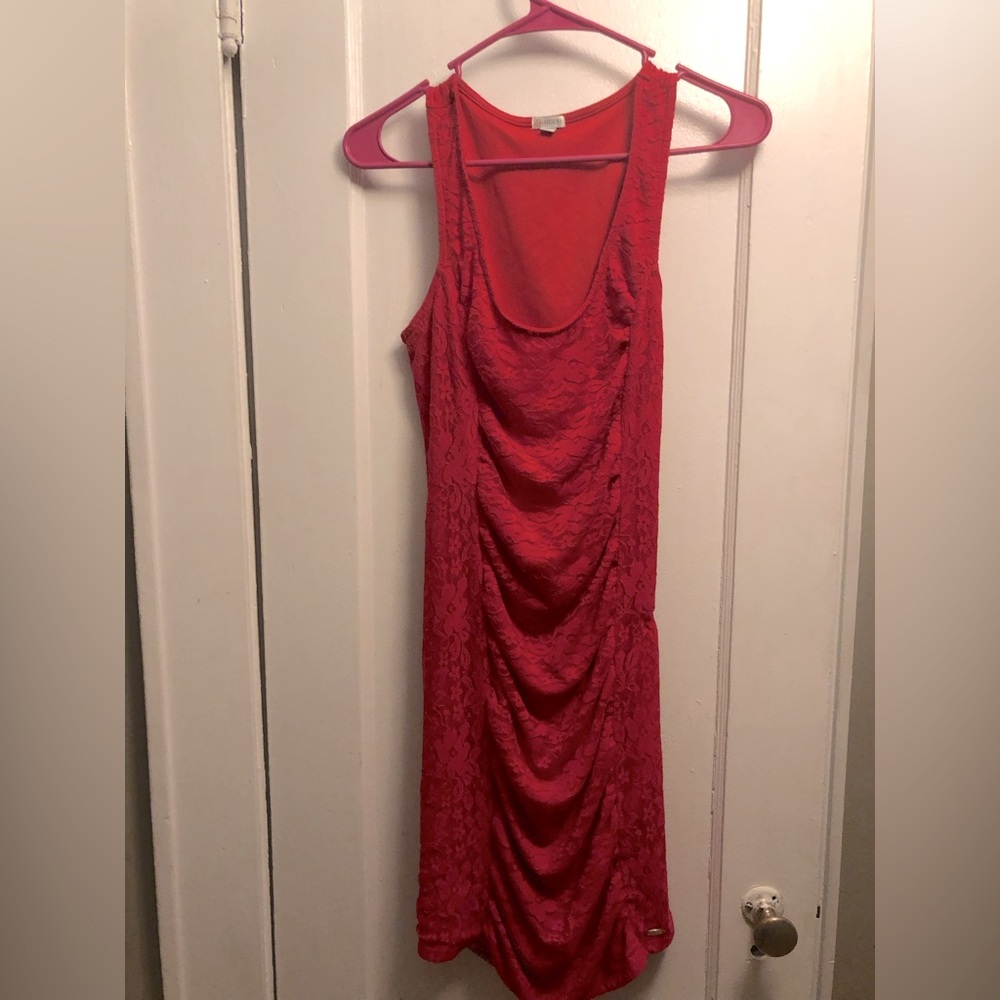 Guess lace Red dress.